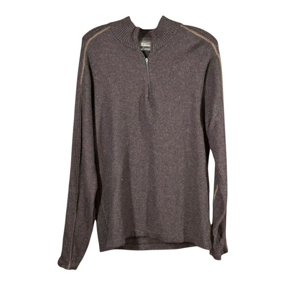 Royal Robbins Wool Quarter Zip Mend Sweater - Picture 1 of 3